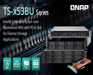 QNAP, 쿼드코어 랙마운트 TS-x53BU 시리즈 NAS 출시